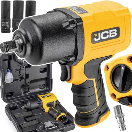 Schlagschrauber JCB PNEUMATIC WRENCH 1/2" 1450 Nm + Steckschlüsseleinsätze