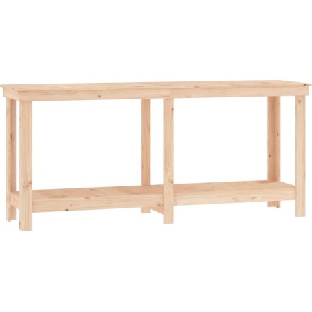 vidaXL vidaXL Arbeitstisch, 180 x 50 x 80 cm, massives Kiefernholz