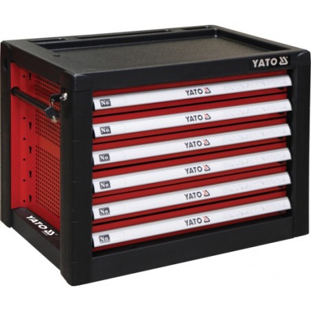 Yato Wartungsschrank mit 6 Schubladen, 690 x 465 x 535 mm (YT-09155)