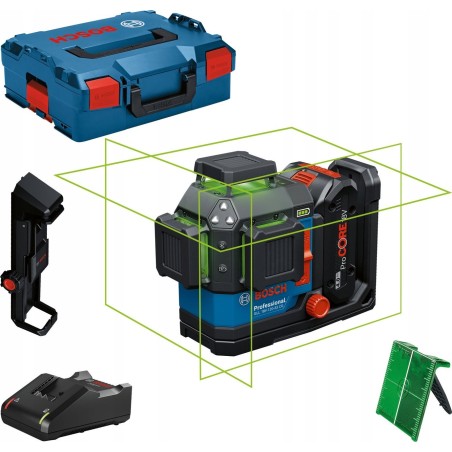 Bosch Kreuzlinienlaser GLL 18V-120-33 CG + 1x4,0 Ah, grün, 35 m
