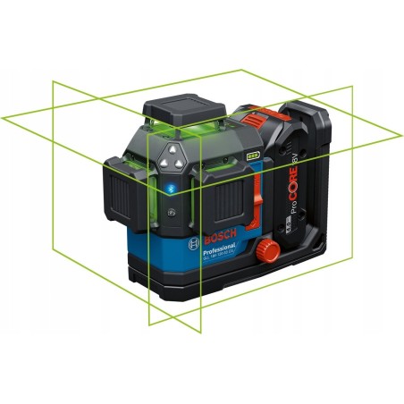 Bosch Kreuzlinienlaser GLL 18V-120-33 CG + 1x4,0 Ah, grün, 35 m