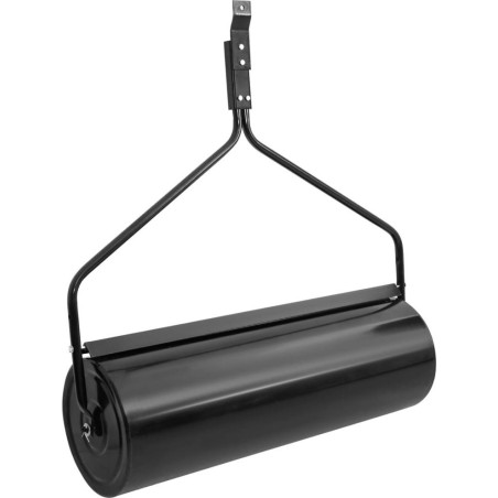vidaXL Rasenwalze, schwarz, 63 l, Eisen