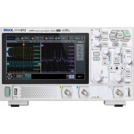 Rigol RIGOL DHO812 tragbares Digitaloszilloskop, Bandbreite 100 MHz, 12 Bit