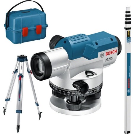 Bosch Nivelliergerät GOL32G+BT160+GR500 – 601068503