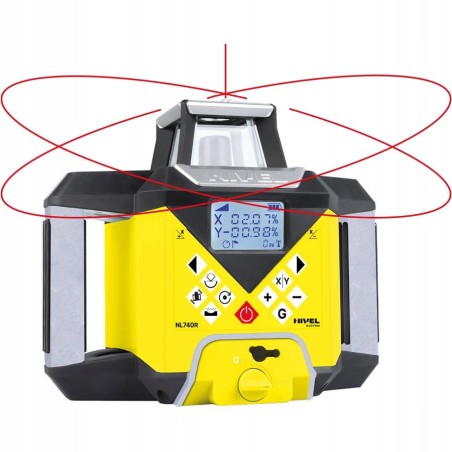 NIVEL SYSTEM DIGITAL-LASER-Nivelliergerät NL740R, roter Strahl