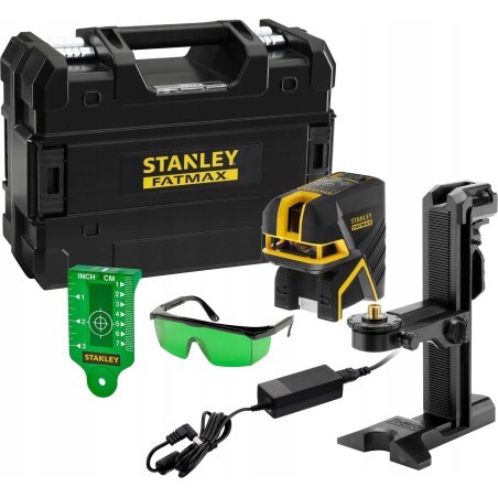 ST.FATMAX CROSS LASER +5 POINT GREEN Li-ION 30 m
