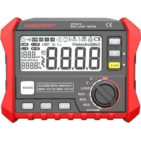 Habotest Erdungswiderstandsmessgerät Habotest HT5910