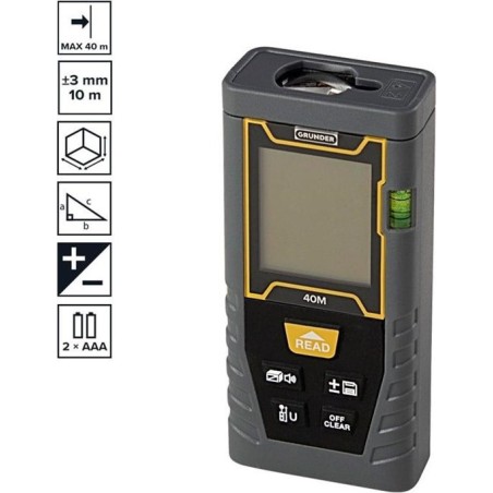 Laser-Entfernungsmesser DISTANCE MEASURE GRUNDER L40 40M