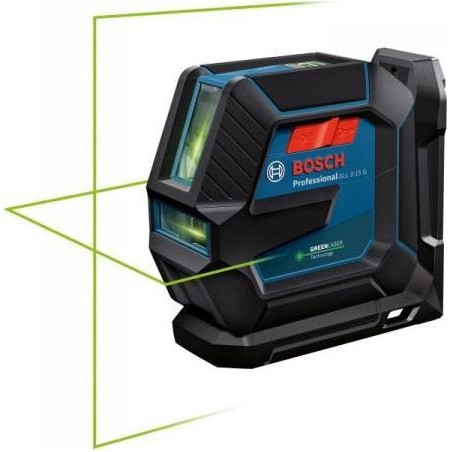 Bosch Kreuzlinienlaser GLL2-15G + LB10 grün 15 m 0601063W00