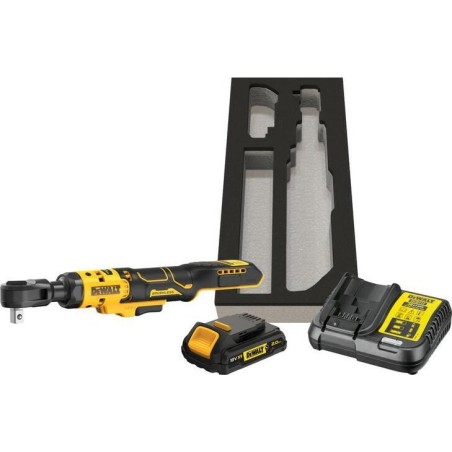 Dewalt DEWALT 18-V-Ratschenschrauber 1/2" 95 Nm 1x2,0 Ah mit Halterung für den Transportwagen DCF512D1G