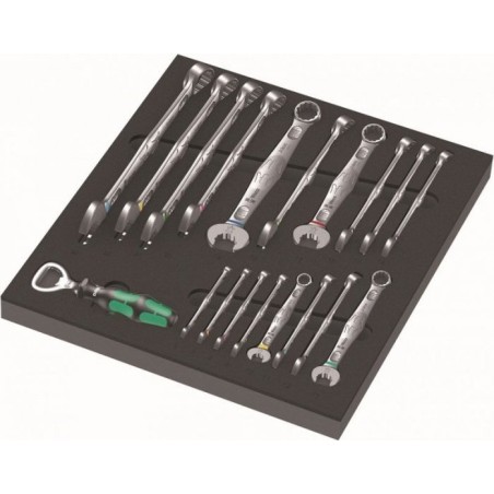 Wera Schaumstoffeinlage 6003 JOKER, Set 1, 19-teilig