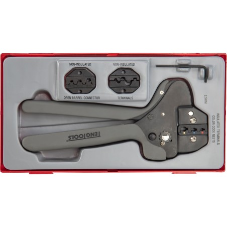Teng Tools 4-teiliges Set zum Crimpen von Kabelschuhen TTCP04 – 122470107