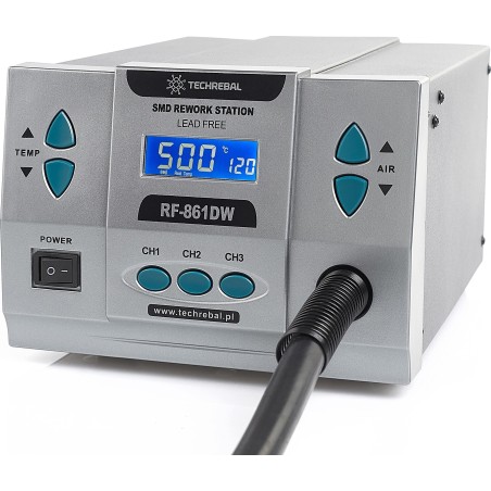 Lötstation Techrebal RF-861DW 1000 W Heißluft-Set mit Unterlage