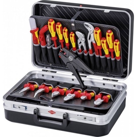 Knipex Werkzeugkoffer für Elektriker, 20-teilig