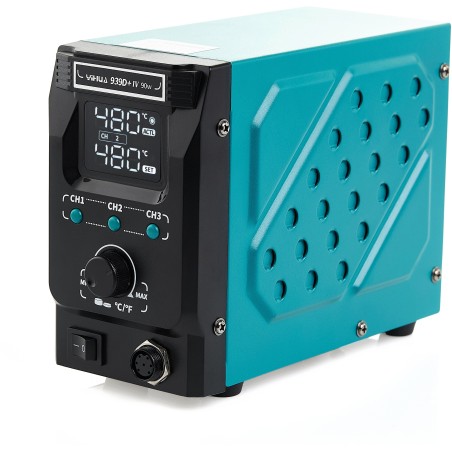 Set: Lötstation Yihua 939D+-IV + 5 Lötspitzen 110 W 902 (I, B, K, 3C, 2.4D)