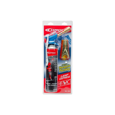 Guilbert Express Lötlampe für Sanitärinstallationen, 2 Gasdüsen (525)
