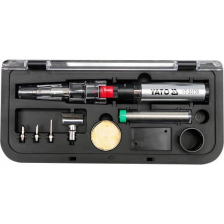 Yato 3-in-1-Gaslötkolben mit Zubehör, 30–125 W (YT-36706)