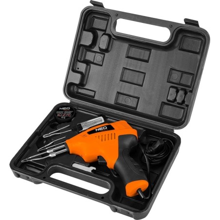 Neo Lötkolben mit Transformator, 200 W, im Koffer 19-152