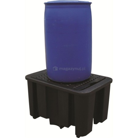 Topserw Auffangwanne für 1 Fass mit einem Fassungsvermögen von 230 l, Abmessungen 1000 x 680 x 600 mm