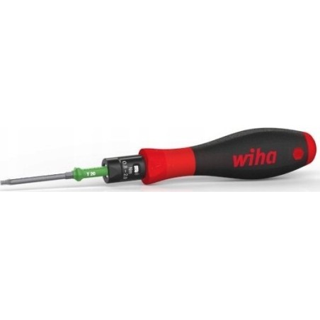 Wiha Wiha Drehmomentschraubendreher-Set TorqueVario-S (schwarz/rot, 14-teilig, 0,8–5 Nm)