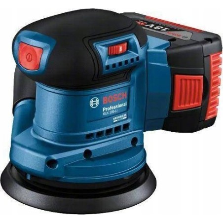 Bosch Exzenterschleifer FI 125 GEX 185-LI 1x4Ah L-BOXX