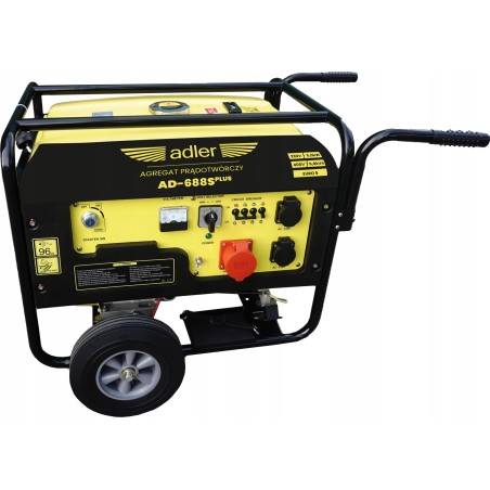 Stromaggregat Adler ADLER GENERATOR / Stromaggregat AD-688S plus 6,8 kVA / 6,2 kW / 230/400 V