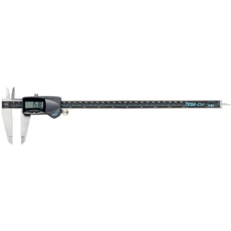 Digitaler Messschieber 300, 12", IP67, 3 V/SQ, TESA-CAL, Rolle