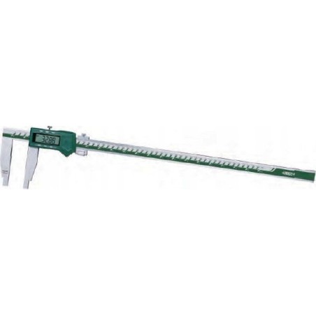 Insize Digital-Messschieber 300, 12 mm, 3 V, ABS, Datumsanzeige, Messbereich 150 mm, einseitig