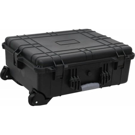 vidaXL vidaXL Reisekoffer, schwarz, 63 x 50 x 23 cm, PP