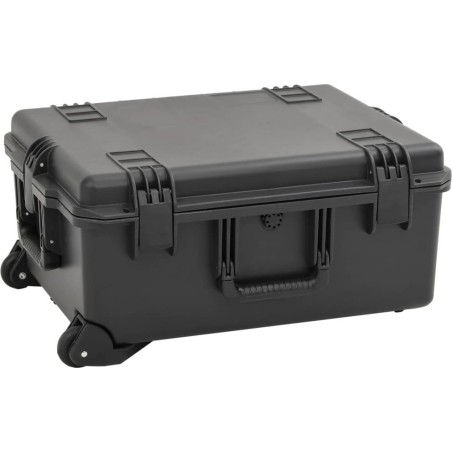 vidaXL Werkzeugkoffer im Flugkoffer-Design, schwarz, 62,5 x 50 x 28,5 cm, PP