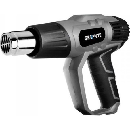 Heißluftgebläse Graphite (2000 W, Temperaturbereiche: I: 50 °C, II: 50–550 °C, III: 50–550 °C, Koffer)