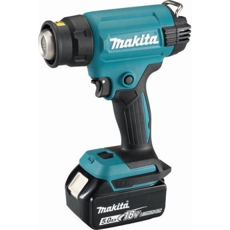 Heißluftpistole Makita AKKU-HEISSLUFTpistole LXT 18 V 1 × 5,0 Ah