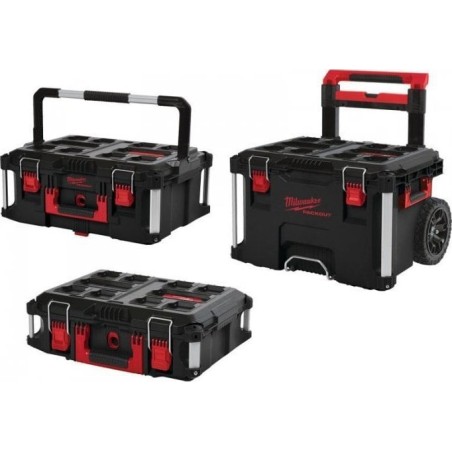 Milwaukee PACKOUT-KOFFERSET, 3-TEILIG