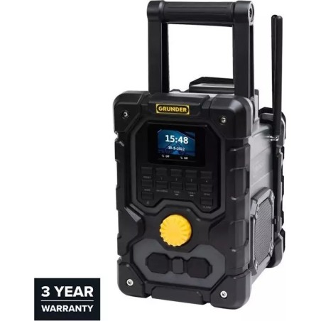 Baufunkgerät CORDLESS RADIO GRUNDER DE-1005 18V