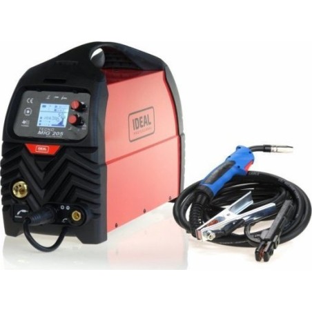Ideal PÃÅAUTOMAT SCHWEISSGERÄT TECNOMIG 205 LCD MIG/WIG/Hand-MMA SYNERGIC