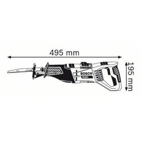 Bosch-Säbelsäge GSA 1100 E, 1100 W