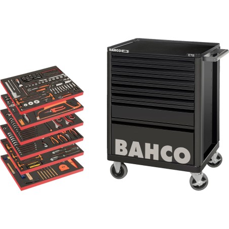 Bahco-Werkzeugwagen Werkzeugwagen mit 346-teiligem Werkzeugset von BAHCO