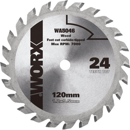 Worx WX437 Kreissäge, 800 W, 120 mm