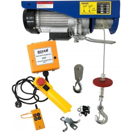 Husar Elektrische Seilwinde BST P 400/800 kg mit Funkfernbedienung