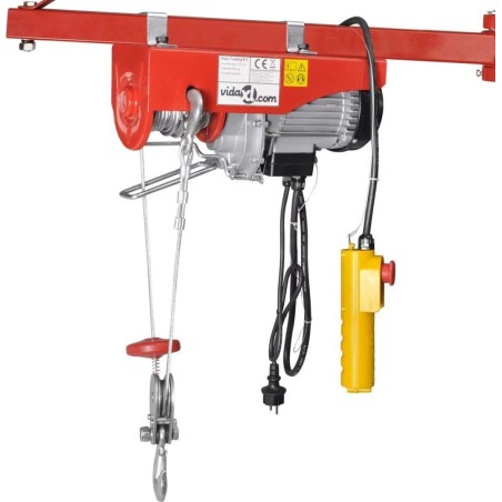 vidaXL Elektrische Winde, 1300 W, 400/800 kg