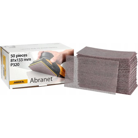 Schleifpapier MIRKA ABRANET ABRASIVE MESH 81x133 P400/100 Stück