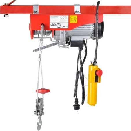 vidaXL Elektrische Winde, 1000 W, 200/400 kg