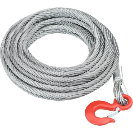 vidaXL Stahlseil für Seilwinde, 3200 kg, 20 m