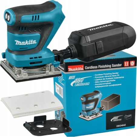 Makita-Schleifmaschine MAKITA.OSZILLIERENDE SCHLEIFMASCHINE.  18 V DBO484Z 112 x 102 mm