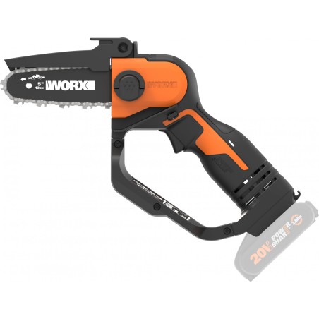 Worx WG324E.9 20-V-Kettensäge, 12 cm