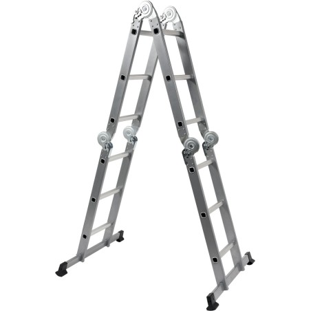 Vorel Multifunktionsleiter aus Aluminium, 12 Sprossen (17704)