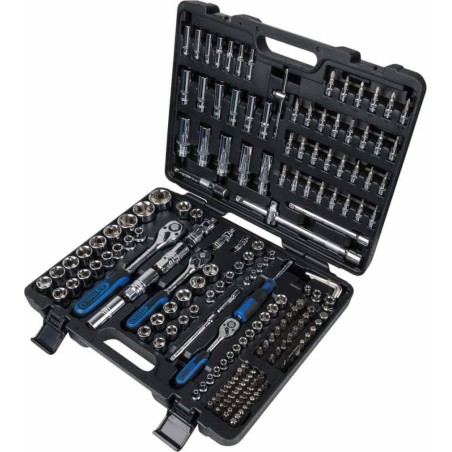 KS Tools 1/4 + 3/8 + 1/2 CHROMEplus Steckschlüsselsatz   195-teilig