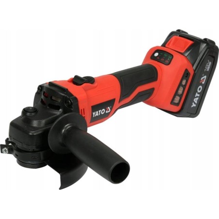 Yato-Schleifmaschine HAND-SCHLEIFMASCHINE 18 V, 125 mm, bürstenlos, 1*4 Ah + Ladegerät