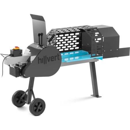 Hillvert Kettensäge – Elektrischer Holzspalter, Durchmesser 28 cm, 8 t, 1050 W – Elektrischer Holzspalter, Durchmesser 28 cm