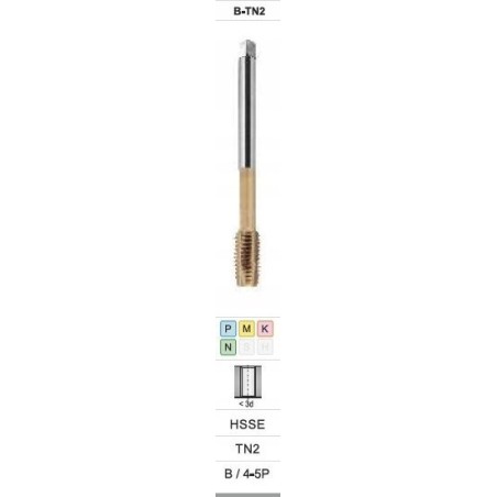 Fanar Gewindebohrer M30 DIN-376B (6H) HSSE TIN 800X